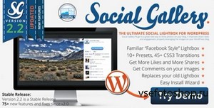 CodeCanyon - Social Gallery v2.2 - WordPress Photo Viewer Plugin