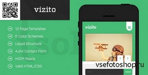 ThemeForest - vizito - Mobile HTML/CSS Portfolio Template - RIP
