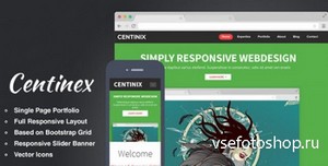 ThemeForest - Centinix Responsive One-Page Bootstrap Template - RIP
