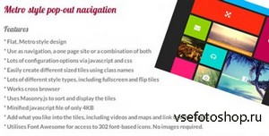 CodeCanyon - Metro Style Pop-Out Navigation menu - RIP