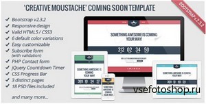 ThemeForest - Creative Moustache Coming Soon Template - RIP