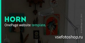 ThemeForest - Horn - Responsive OnePage Template - RIP