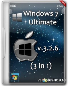 Windows 7 Ultimate SP1 3 in 1 by HoBo-Group 3.2.6 (x86/x64/RUS/2013)