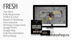 ThemeForest - FRESH - Responsive Parallax One-Page Template - RIP