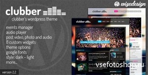 ThemeForest - Clubber v1.8 - Events & Music WordPress Theme