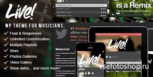 ThemeForest - Live! v1.6.3 - Music Wordpress Theme