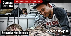 ThemeForest - Tattoo Studio - Responsive HTML5 Template - RIP