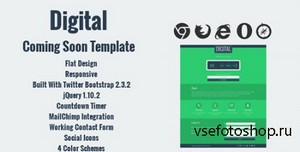 ThemeForest - Digital - Coming Soon Template - RIP