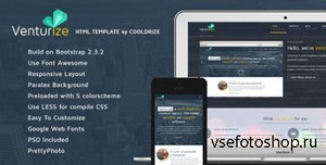 ThemeForest - Venturize - Bootstrap Responsive HTML Template - RIP