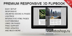 CodeCanyon - 3D FlipBook v5.2 - Responsive jQuery Plugin