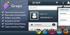 ThemeForest - Grape v1.1 - Professional & Flexible Admin Template - FULL