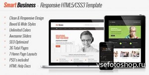 ThemeForest - ThemeForest - Smart Business v1.0 - Responsive HTML5 Template - FULL