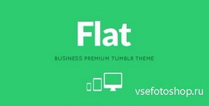 ThemeForest - FLAT v1.2 - Responsive Business Tumblr Theme - FULL