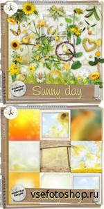 Scrap Set - Sunny Day PNG and JPG Files