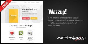 ThemeForest - Wazzup - Bootstrap Responsive Landing Page - RIP