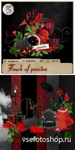 Scrap Set - Touch of Passion PNG and JPG Files