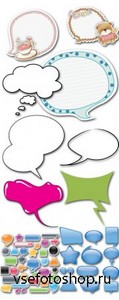 Thought Speech Bubbles PNG Files