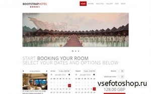 WrapBootstrap - Bootstrap Hotel
