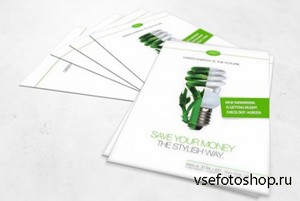 PSD & AI Source - Green Energy Flyer