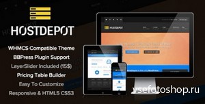 ThemeForest - HostDepot v1.2.1 - Responsive Hosting Theme For WordPress