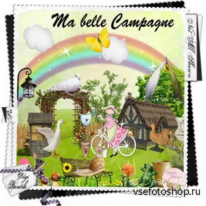 Scrap Set - Ma Belle Campagne PNG and JPG Files