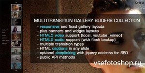 CodeCanyon - jQuery MultiTransition Gallery Sliders Collection v2.01