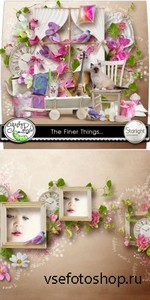 Scrap Set - The Finer Things PNG and JPG Files