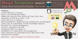 CodeCanyon - Mega PHP Template Engine v2.0