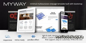 ThemeForest - Myway v1.3 - Onepage Bootstrap Parallax Retina Template - FUL ...