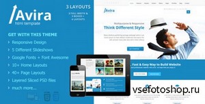 ThemeForest - Avira - Responsive HTML5 Website Template - RIP