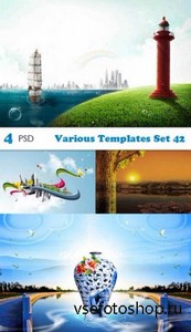 PSD  - Various Templates Set 42