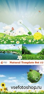 PSD  - Natural Template Set 17