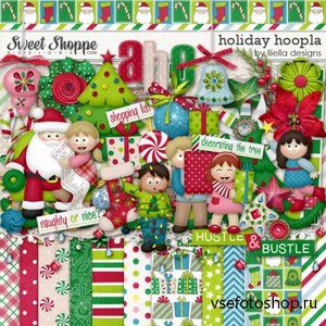 Scrap Set - Holiday Hoopla PNG and JPG Files