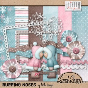 Scrap Set - Rubbing Noses PNG and JPG Files