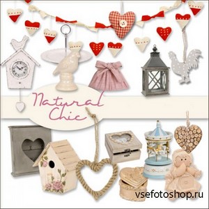 Scrap Set - Natural Chic PNG Files