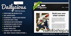 ThemeForest - Dailycious v2.0 - Creative Design Premium Wordpress Theme