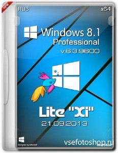  Windows 8.1 Pro 64 v.6.3.9600 Lite "Xi" (RUS/2013)