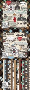 Scrap Set - I Love My Dog and Cat PNG and JPG Files