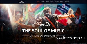 ThemeForest - Raaga - Responsive Parallax Template for Bands - RIP