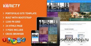 ThemeForest - Variety Responsive Portofolio Template - RIP