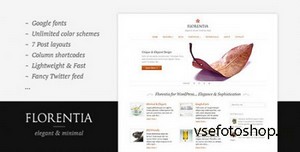 ThemeForest - Florentia v1.1.4 - Elegant & Minimal theme for WordPress