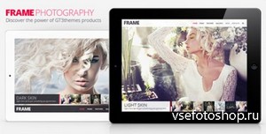 ThemeForest - Frame Photography Responsive Website Template - FULL