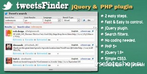 CodeCanyon - tweetsFinder - RIP