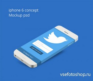 PSD Mockup - iPhone 6 Concept