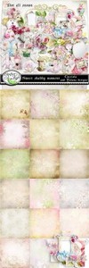 Scrap Set - Sweet Shabby Moment PNG and JPG Files
