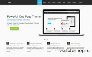 WrapBootstrap - ONE Bootstrap Theme