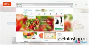 ThemeForest - Diet & Nutrition Health Center - Responsive HTML5 - RIP