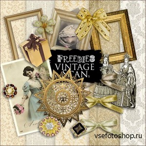 Scrap-kit - Old Vintage Papers And Elements