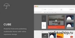 ThemeForest - Cube v1.8 - Front-end Multimedia Publishing WP Theme