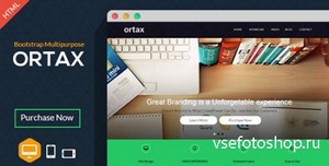 ThemeForest - Ortax - Boothstrap Multipurpose Theme - RIP